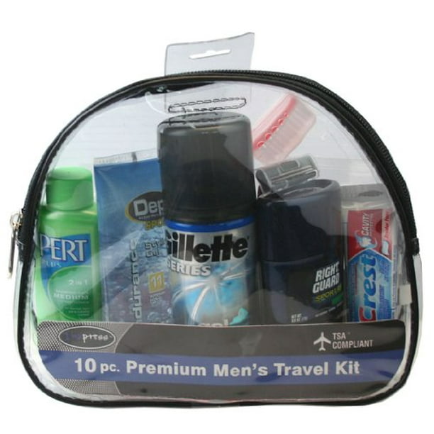 Handy Solutions Handy Solutions, 10 pc. Premium Men's Travel Kit