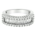 thumbnail image 3 of 14K White Gold 1ct. TDW Round and Baguette Diamond Ring (SI1-SI2, H-I), 3 of 8