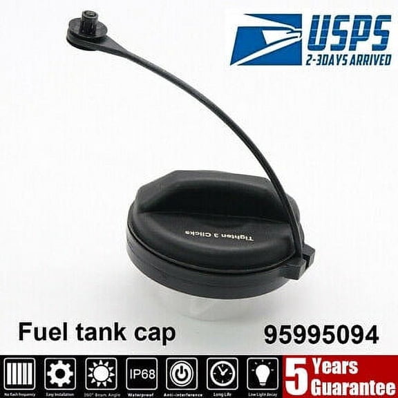 OEM 95995094 Fuel Tank Gas Cap with Tether for Chevy GMC Buick Pontiac New WR