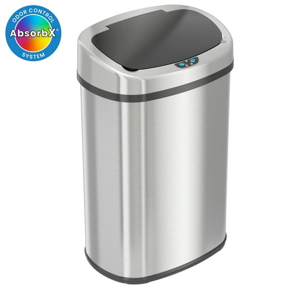 SensorCan 49 Liter Stainless Steel Automatic Sensor Trash Can