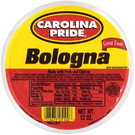 Carolina Pride Bologna, 12 oz - Walmart.com