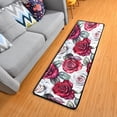 thumbnail image 5 of Ryvnso Flowers Roses Hallway Runner Rugs Floor Carpet Non Slip Entryway Mat 2' x 6', 5 of 7