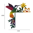 thumbnail image 5 of sunsanly Hand Painted Door Corner Decoration Hummingbird Flower Leaves Starfish Silhouette Door Frame Sign Front Door Topper Sitter Wall Art Ornament, 5 of 8
