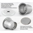 thumbnail image 5 of Reusable Coffee Pods for Keurig, Stainless Steel K-Cup Filters Compatible with Single Serve Machines, Eco-Friendly Brewing Accessories, 5 of 7