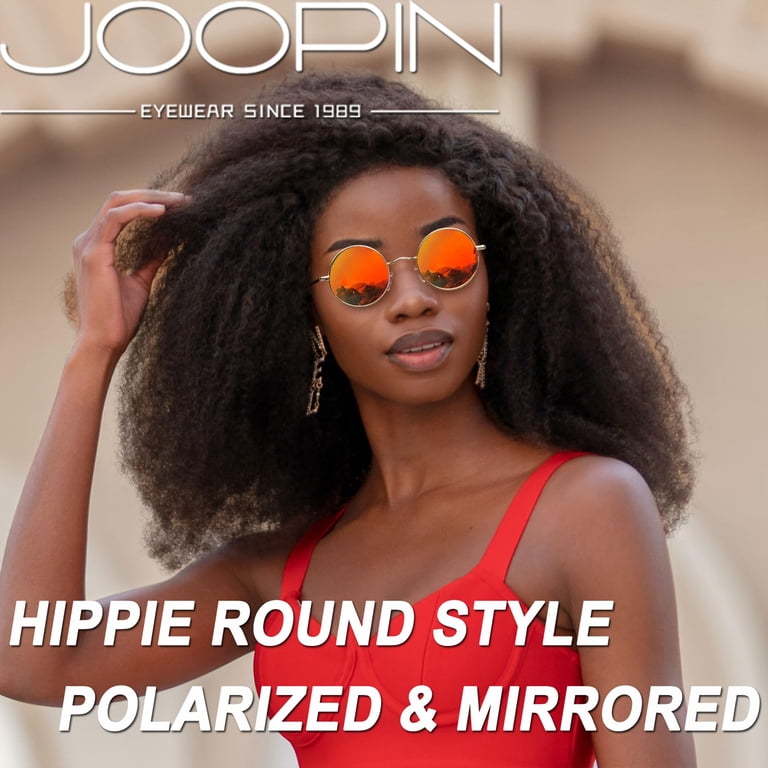 Retro Round Acetate Polarized Sunglasses for Women UV400 Driving Golf CARFIA Retro Round Polarized Sunglasses for Women UV  main image 4