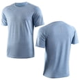 thumbnail image 4 of Men's Moisture Wicking Breathable Active Performance Tech T-Shirts Workout Shirt with Short Sleeve Size 3XL Blue, 4 of 9