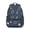 Sun and Moon, variant on Skull and Bat Gothic Pattern Backpack for School, Cute School Bag with Adjustable Shoulder Straps and Padded Back, 15.3"x11"x7.1"