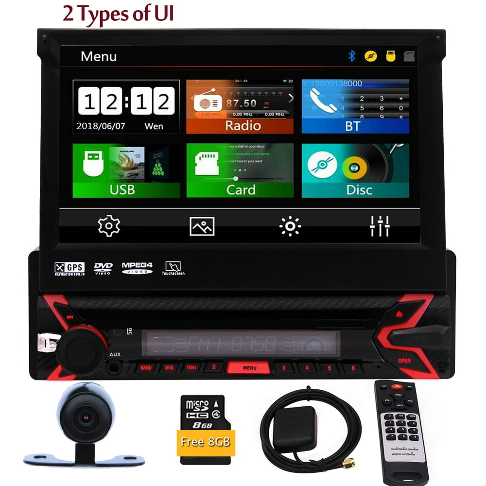 EinCar Single Din Car Stereo with Bluetooth 7&quot; Touch