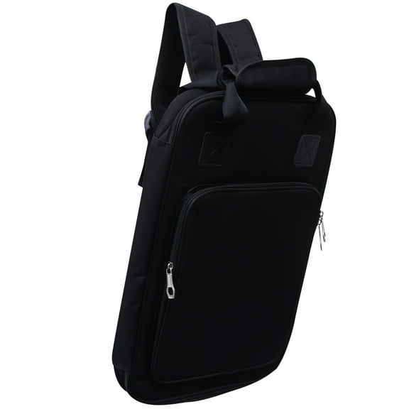 BESTYASH 1Pc Portable Black Drumstick Case with Large Volume and Floor Tom Hooks