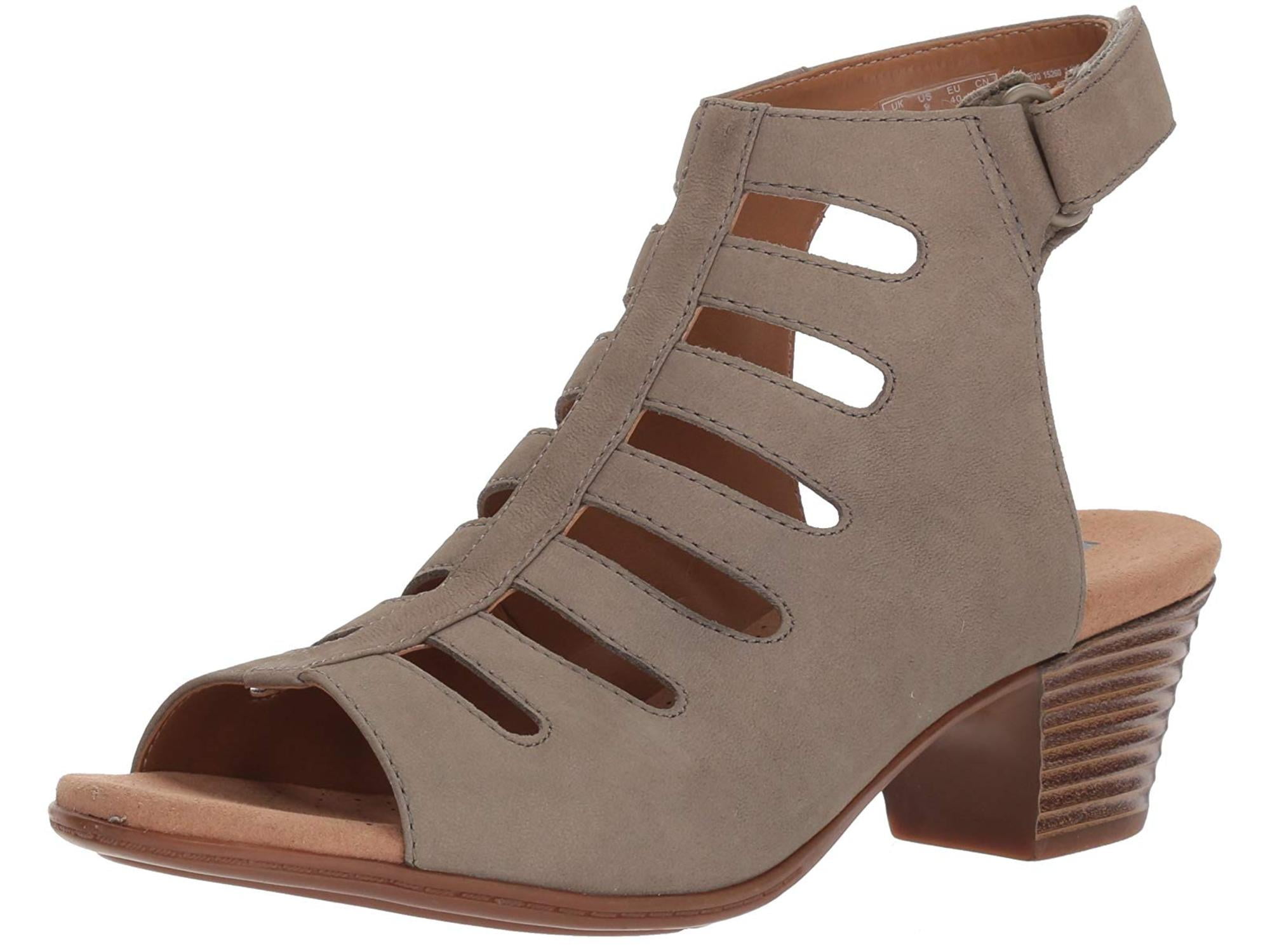 straf Fremragende impuls Clarks Women's Shoes Valarie Shelly Peep Toe Casual Ankle Strap Sandals -  Walmart.com
