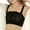 Black, variant on IROINNID Women's Bandeau Strapless Bra Wire Free Underwear Large Size Thin Cup Lace Sexy Bra