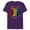 Purple, variant on Marvel Avengers Christmas Family Trip Merry & Bright Grandpa - Short Sleeve Blended T-Shirt for Adults - Customized-Yellow