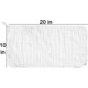 thumbnail image 2 of Muslin Burp Cloths For Baby 100% Cotton Large 20"x10" 6 Layers Thicken Super Soft And Absorbent (6 Pack,white), 2 of 4