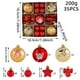 thumbnail image 1 of Juego De Bolas Navideas De Cristal, 8, 9 Cm (3, 5 Pulgadas), Transparentes, Para Decoracin Navidea, Para Adornos De Rbol, 35 Piezas, Transparentes, Ukhbmc, 1 of 9
