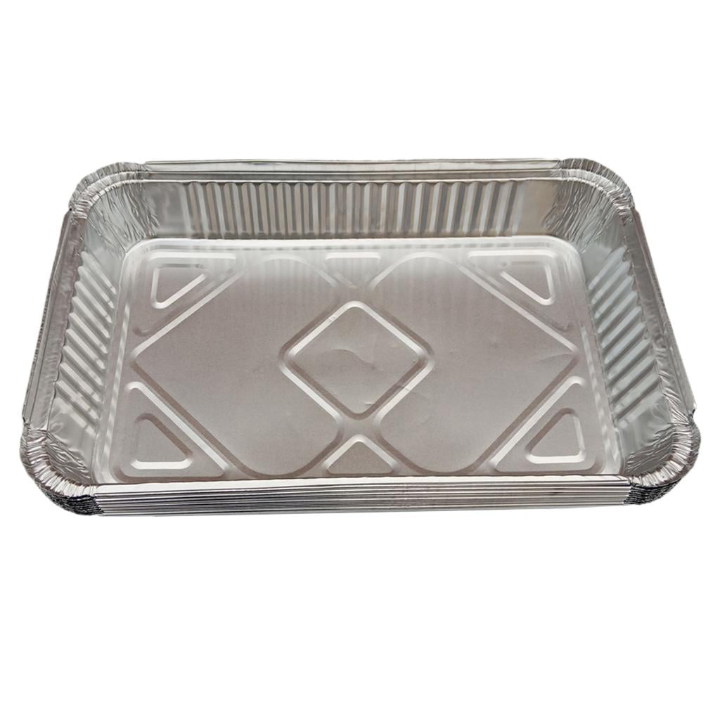 Disposable BBQ Drip Pans Aluminum Drip Pans Recyclable Thick, Geat to 