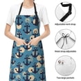 thumbnail image 6 of Picia Anchors Waterproof Apron for Unisex Adult - Adjustable Bib Apron with Pockets, Ideal for Cooking, Gardening, Painting, and Household Chores, 6 of 9