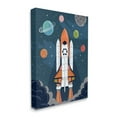thumbnail image 3 of Stupell Industries Rocket Ship Ready for Flight Outer Space Planets Canvas Wall Art, 24 x 30, Design by Lisa Perry Whitebutton, 3 of 7