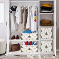 thumbnail image 6 of Foldable Fabric Storage Bin Home Cubes Clothing Organizer Bins Large Collapsible Box Basket for Home Organizer Champagne Glasses and Christmas Tree, 6 of 7
