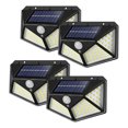 thumbnail image 1 of Luces solares para exteriores Paquete de 4 luces de seguridad con ángulo de iluminación mejorado, 1 of 5