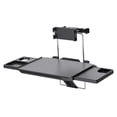 thumbnail image 4 of Asiento plegable con respaldo para asiento trasero de coche, bandeja de comida, escritorio con soporte para bebidas, bandeja para asiento trasero de, 4 of 9