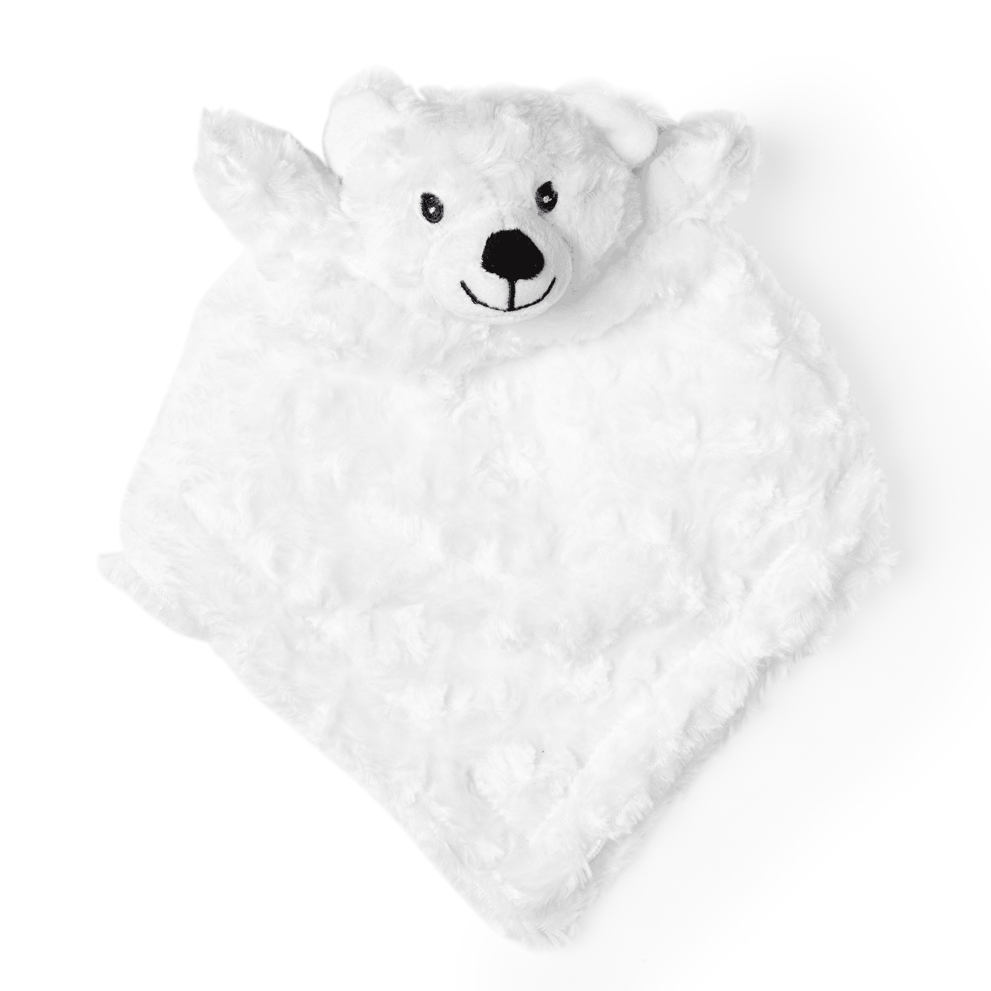 Rose Textiles Curly plush nunu bear White