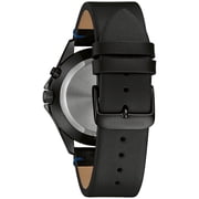Caravelle by Bulova Mens Black Leather Strap Watch - 45C118