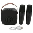 thumbnail image 2 of Portable Karaoke Machine Kids Karaoke Speaker Professional Mini Karaoke Machine for Baby Black, 2 of 7