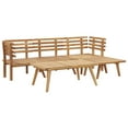 thumbnail image 4 of vidaXL 5 Piece Patio Lounge Set Solid Acacia Wood, 4 of 12