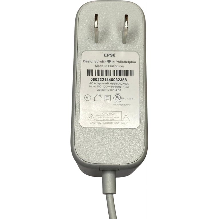 EPS6 12V Adapter EPS-6 Adapter-AB Model ADK002, Gray - Walmart.com