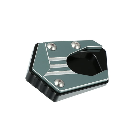 Unique Bargains Motorcycle Kickstand Side Stand Plate Pad Aluminum Alloy Titanium Tone for Honda CB300R 2019-2021