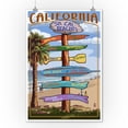 thumbnail image 2 of Southern California Beaches, Destinations Sign (9x12 Wall Art Print, Home Decor), 2 of 3