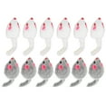 12 Pack Cat Mouse Toy Furry Interactive Play Mouse Toy for Indoor Cats