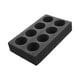 thumbnail image 1 of Portavasos para café grueso, herramienta para repartir bebidas en bares de jugos, cajas de té. ocho hoyos, 1 of 9