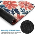 thumbnail image 3 of Boho Mouse Mat, Colored Flower Mouse Pad Boho Decor, Floral Mousepad Non-Slip Rubber Base with Stitched Edges 7.9"x9.8", 3 of 7