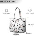 thumbnail image 2 of Farmhouse Cow Travel Tote, Black and White Cow Pattern Weekender Duffel, Cute Cow Lovers Print Multipurpose Carry-on Bag, 2 of 5