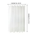 thumbnail image 3 of VOTRUDI Thickened Waterproof Shower Curtain - Printed Fabric Bathroom Partition Curtain with Reinforced Grommets, 70x78 Inch,59x71in, 3 of 9