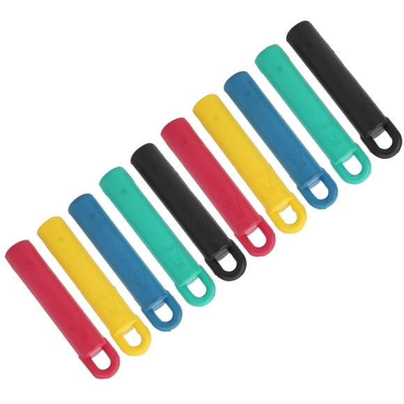 Abrazadera para colgar la punta del taco Jadeshay juego de 2 colgadores de goma para tacos de billar color Rojo/Negro/Azul/Verde/Amarillo
