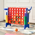 thumbnail image 2 of Set Conecta 4 Gigante Costway para Niños y Adultos Juego de Exterior 74 cm 42 Piezas Azul, 2 of 9