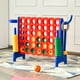 thumbnail image 2 of Set Conecta 4 Gigante Costway para Niños y Adultos Juego de Exterior 74 cm 42 Piezas Azul, 2 of 9