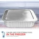 thumbnail image 5 of Moldes cuadrados para tartas Stock Your Home, desechables, aluminio, 8 pulgadas, 5 of 7