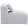 thumbnail image 5 of Meridian Furniture Cube Grey Durable Linen Modular Component, 5 of 7