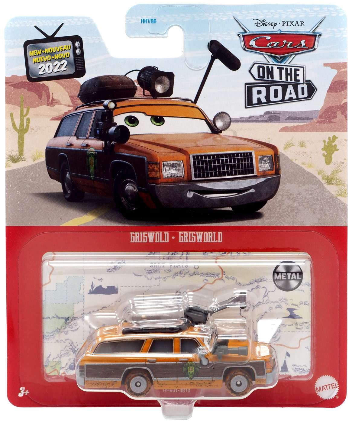 マテルカーズ　Walmart限定 Disney Pixar Cars - Road Trip Toy, Lightning McQueen