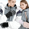 thumbnail image 5 of Guantes de esquí para nieve invierno clima frío esquís cálidos a prueba de viento, 5 of 5