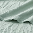 thumbnail image 3 of Mainstays Washed Ultra Soft Microfiber Pillowcase Set, King, Soft Sea, 2 Piece, 3 of 8