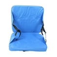 thumbnail image 3 of Stadium Seat Cushion Folding Seat Mat Padded Camping Seat with Backrest Support for Outdoor Events Sports Concerts, 3 of 9