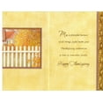 thumbnail image 2 of Freedom Greetings Wreath on Fence Thanksgiving Card, 2 of 2