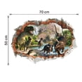 thumbnail image 6 of Uanit Three Dimensional Wall Breaking Dinosaur Decorative Stickers Decal Diy Decor Kids 3D Mural Removable Home Nursery Art Decor Wall Decals Peel and Stick Wall Stickers Decor, 6 of 6