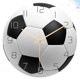 thumbnail image 2 of Reloj de diseño de fútbol Reloj de pared creativo Movimiento de silencio Decoración de pared decorativa Reloj silencioso para sala de estar Dormitorio Estudio, 2 of 8
