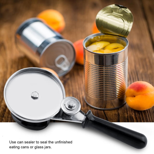 Ymiko Manual Can Round Sealer, Essential Gadget Mini Portable Sealing Machine, For Food Storage Saver Jars
