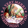 thumbnail image 3 of CafePress - A Very Merry Unbirthday To You Women's V Neck Dark - Women's V-Neck Dark T-Shirt, 3 of 4